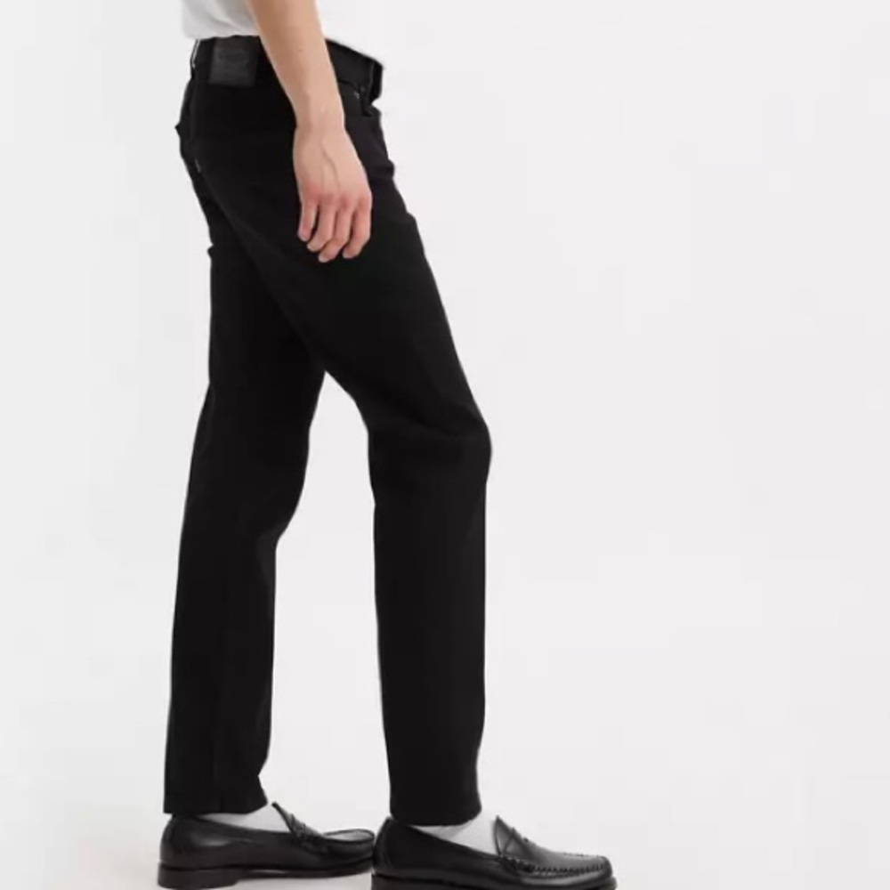 Levis 502 Black Denim Jeans Size 30 - Picture 5 of 10